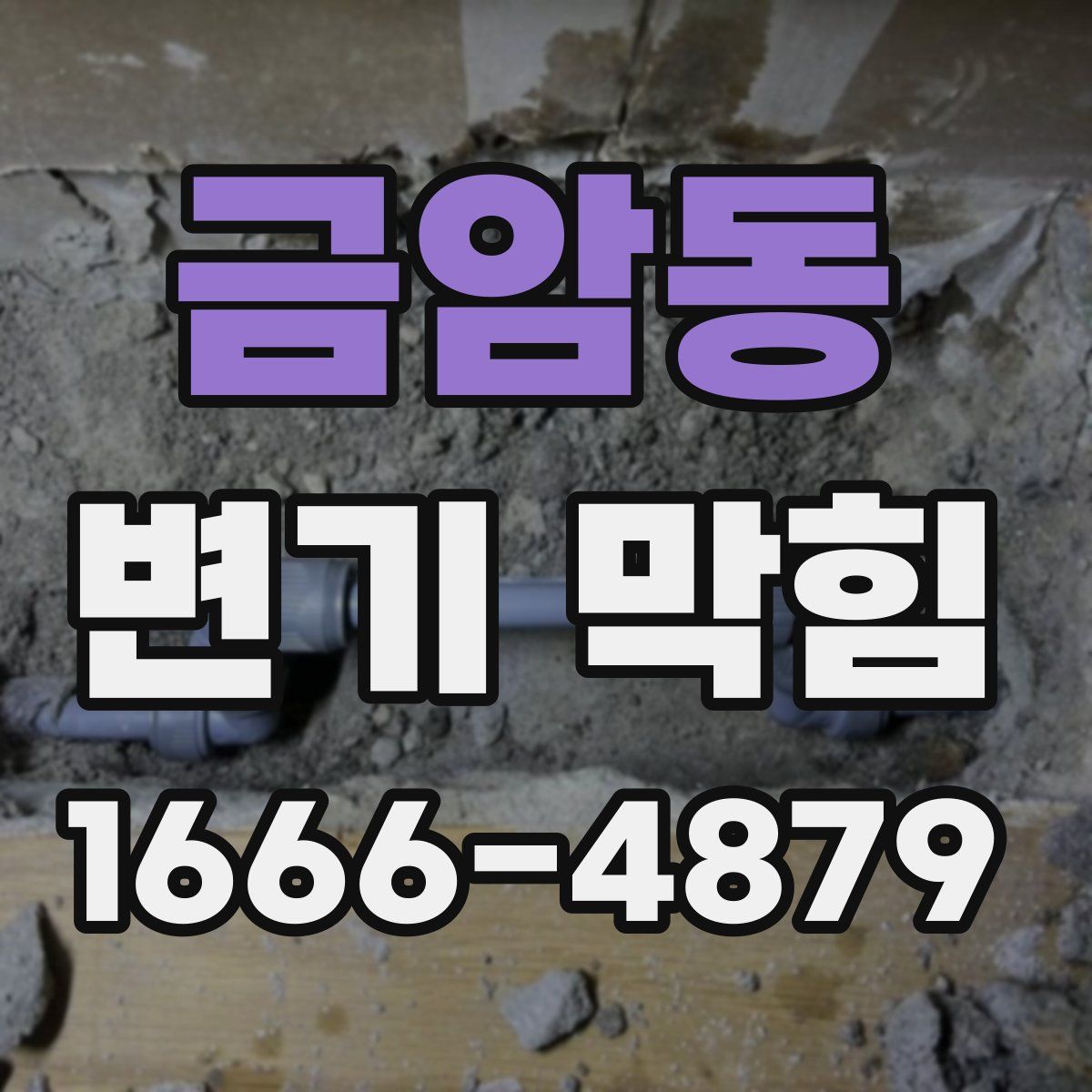 금암동 변기 막힘
