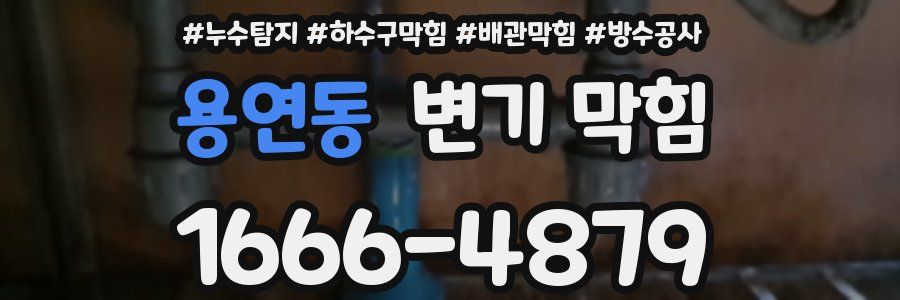 용연동 변기 막힘