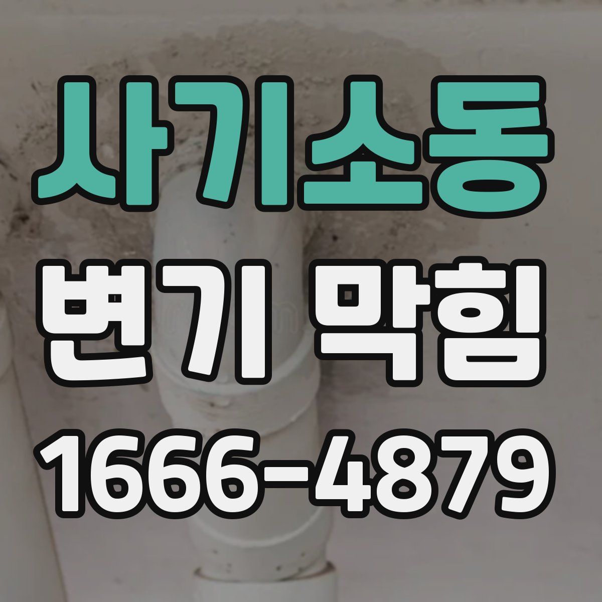 사기소동 변기 막힘