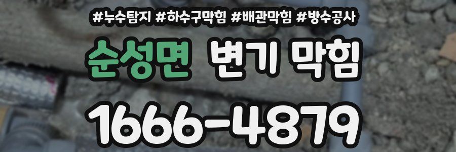 순성면 변기 막힘