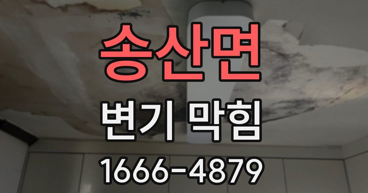 송산면 변기 막힘