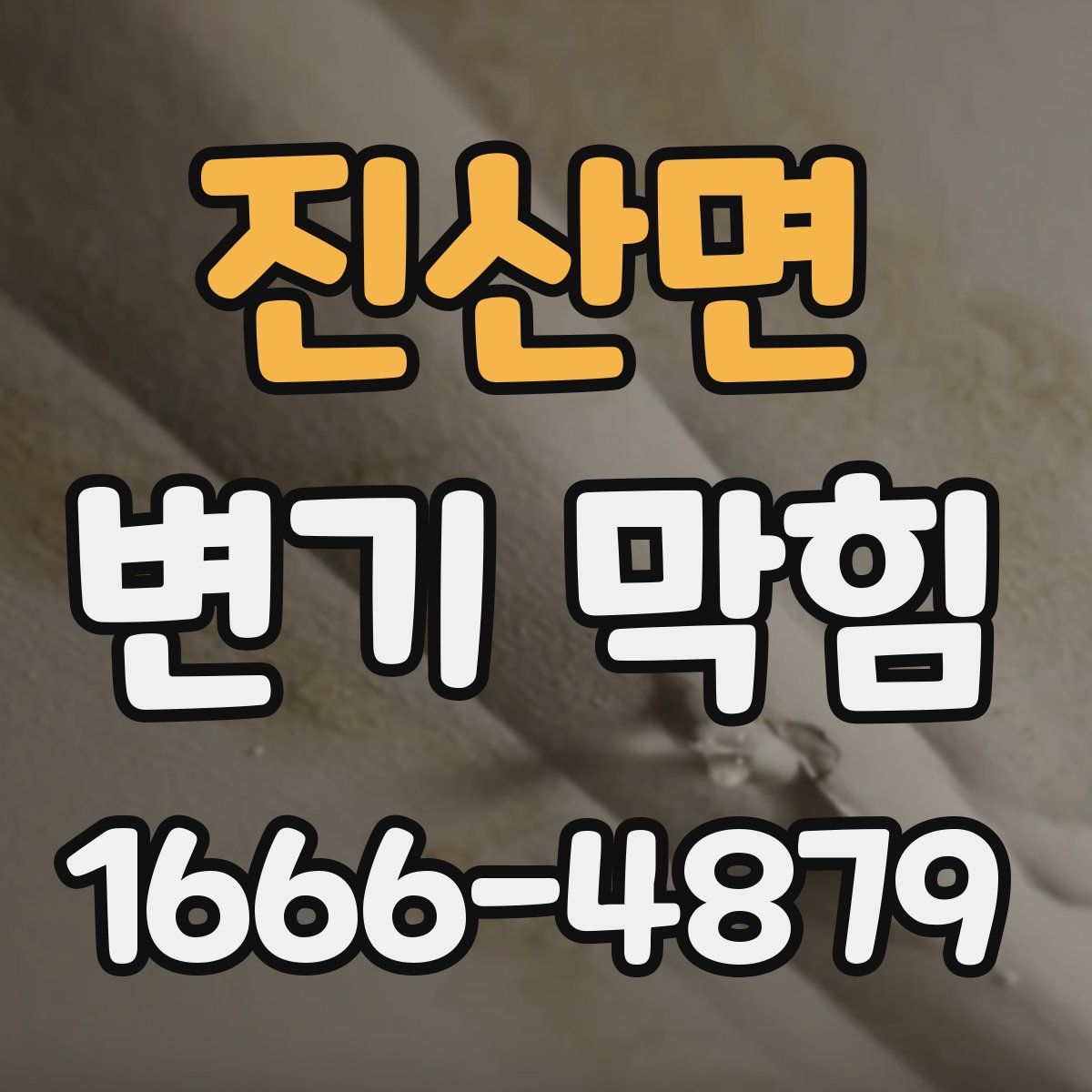 진산면 변기 막힘