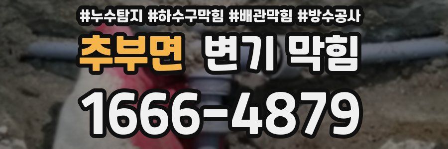 추부면 변기 막힘