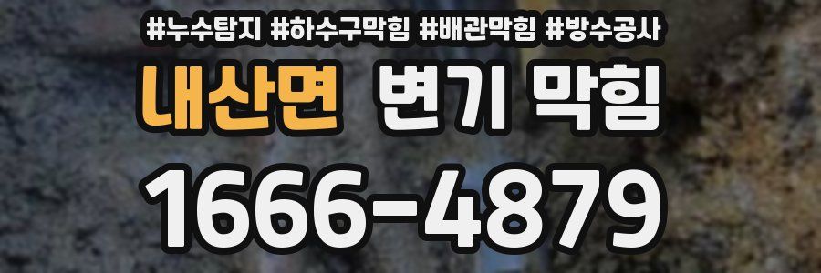 내산면 변기 막힘