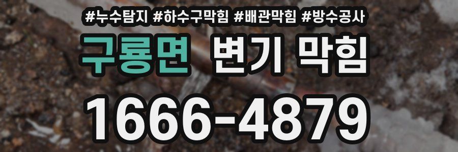 구룡면 변기 막힘