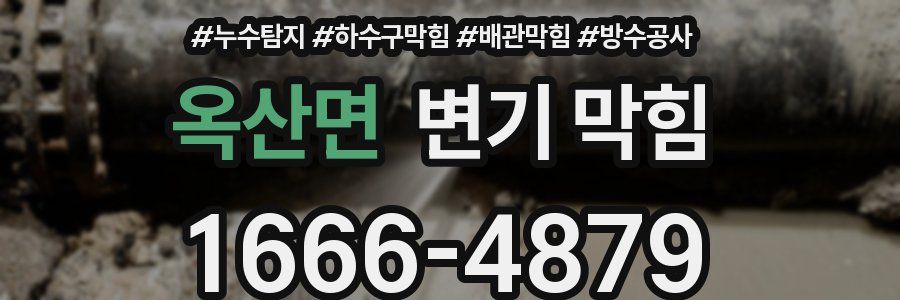 옥산면 변기 막힘