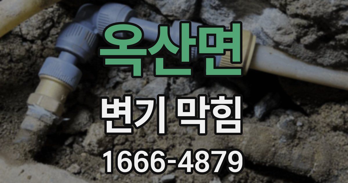 옥산면 변기 막힘