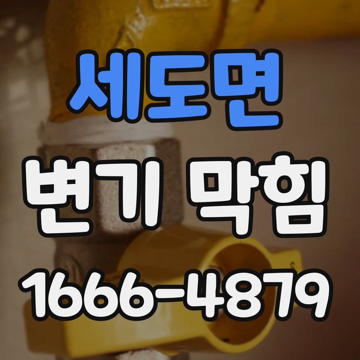 세도면 변기 막힘