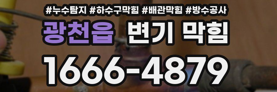 광천읍 변기 막힘