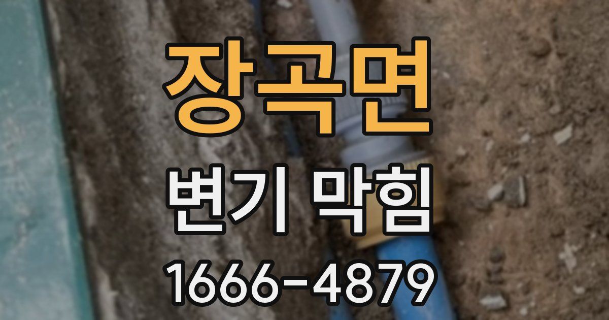 장곡면 변기 막힘
