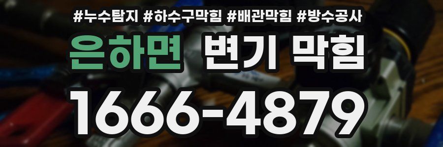 은하면 변기 막힘
