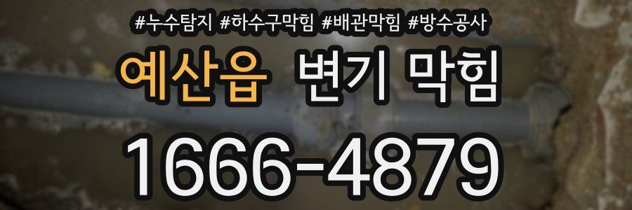 예산읍 변기 막힘