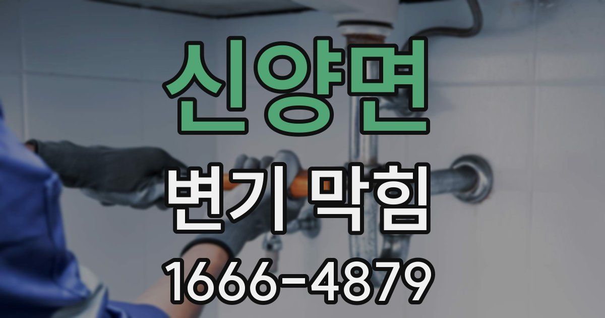신양면 변기 막힘