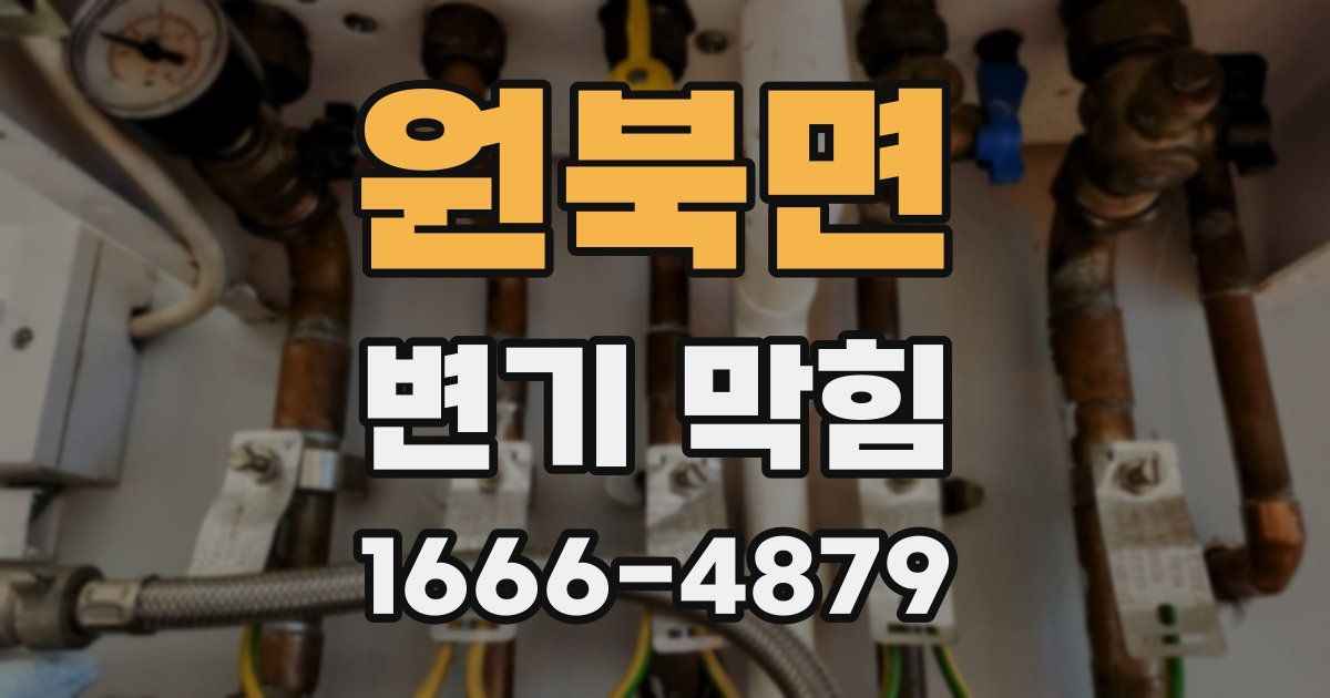 원북면 변기 막힘