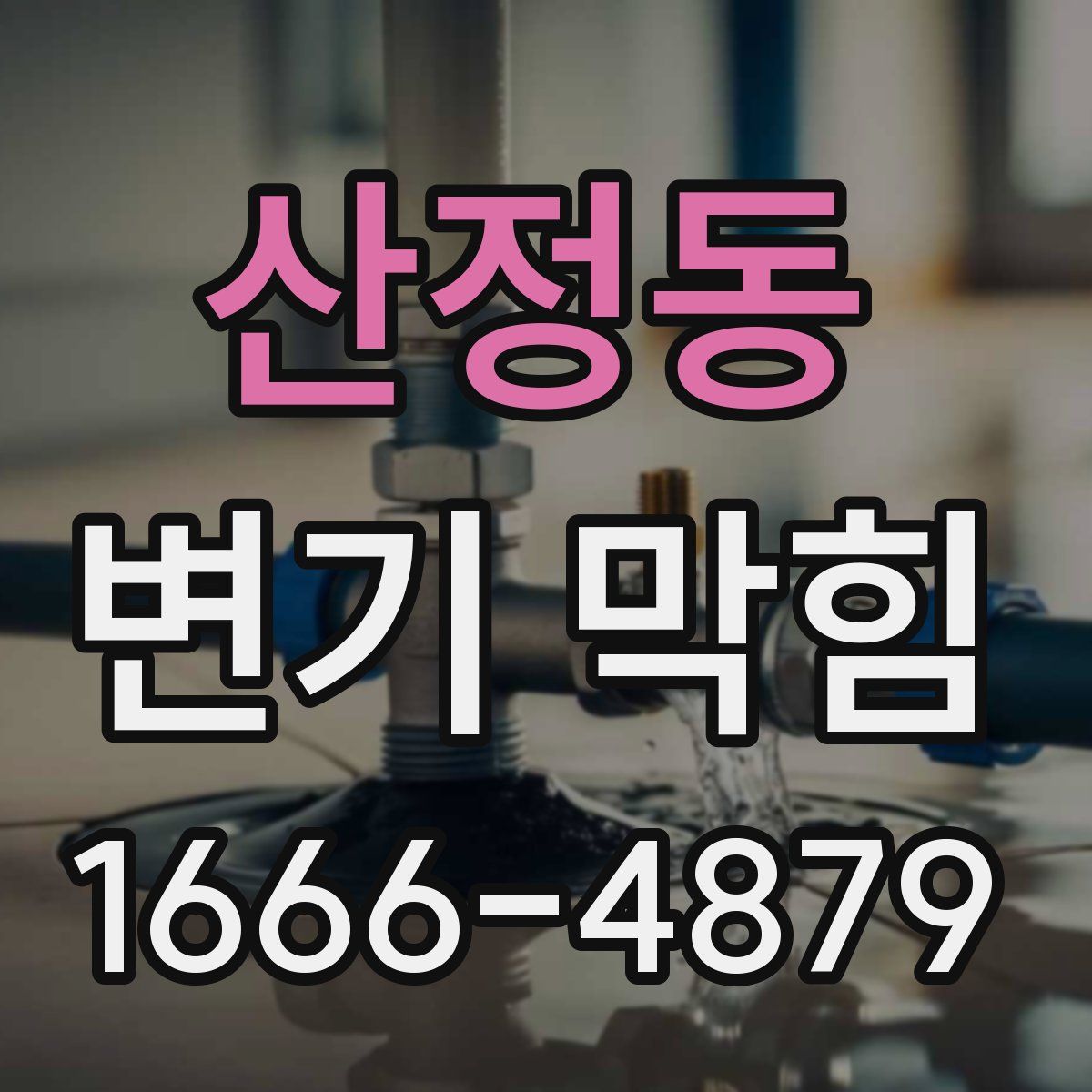 산정동 변기 막힘