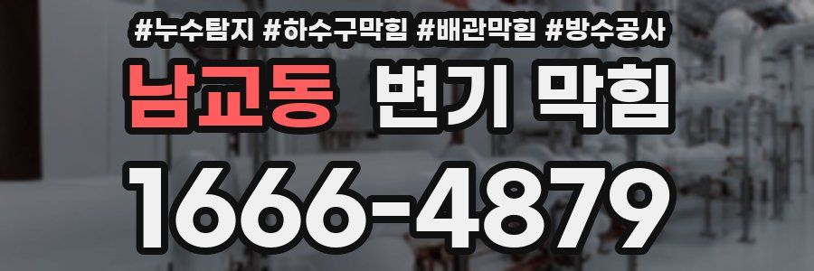 남교동 변기 막힘