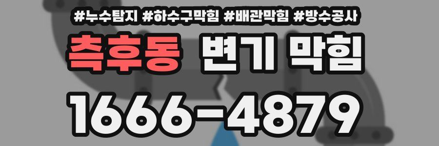 측후동 변기 막힘