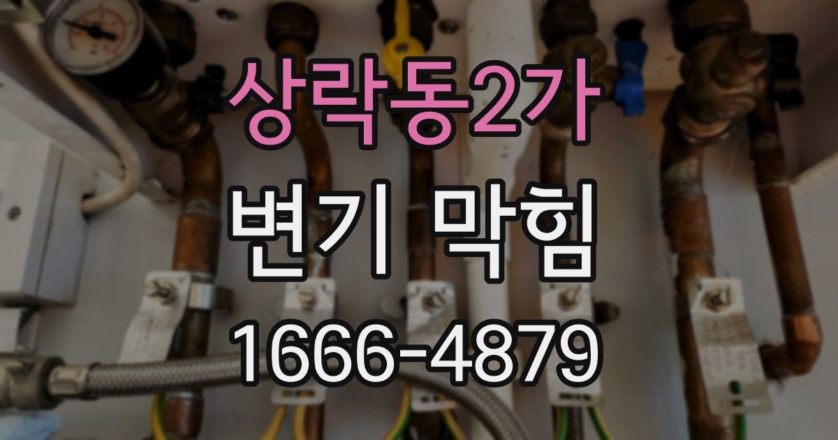 상락동2가 변기 막힘