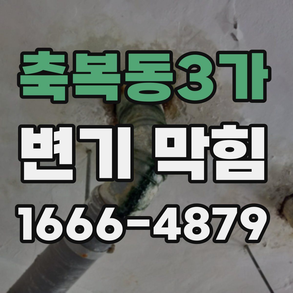 축복동3가 변기 막힘