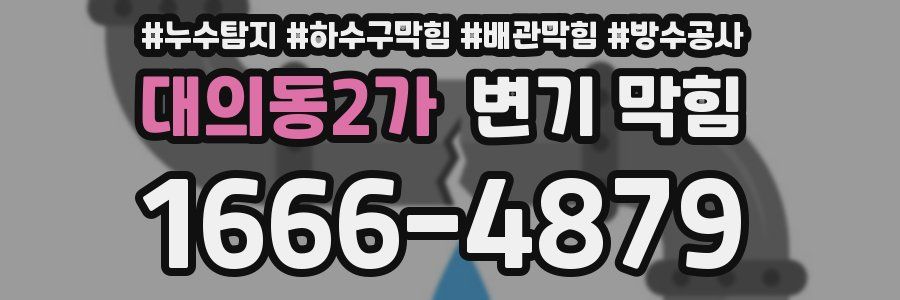대의동2가 변기 막힘