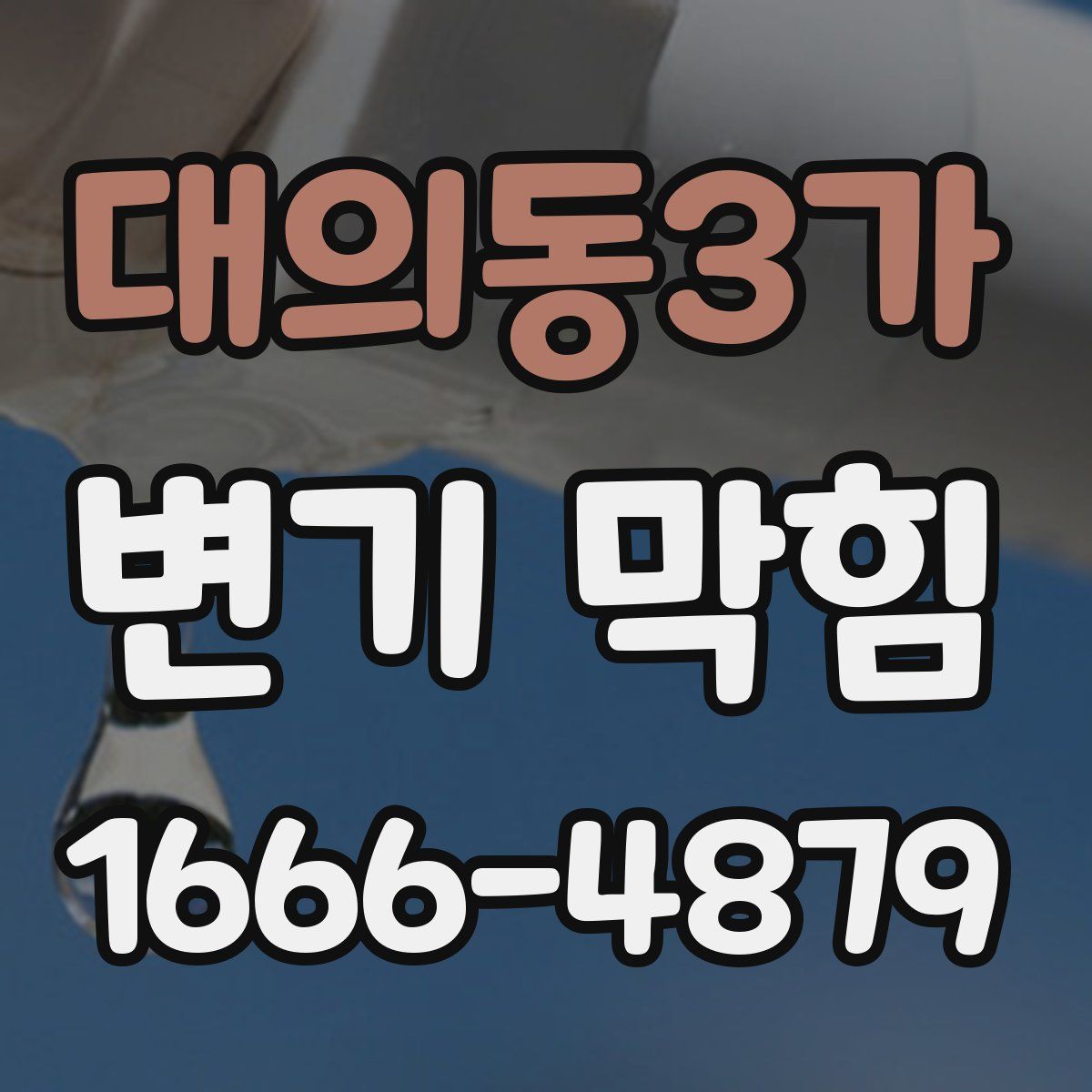 대의동3가 변기 막힘