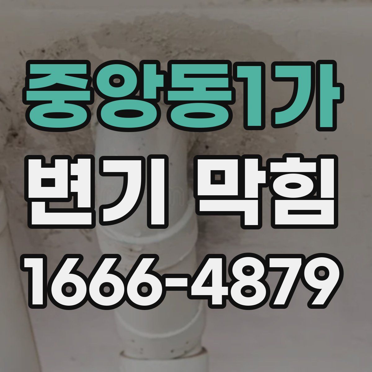 중앙동1가 변기 막힘