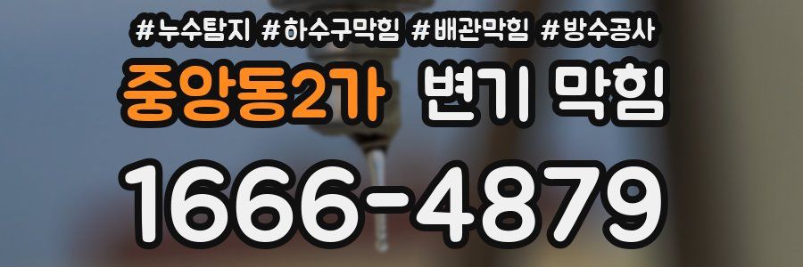 중앙동2가 변기 막힘