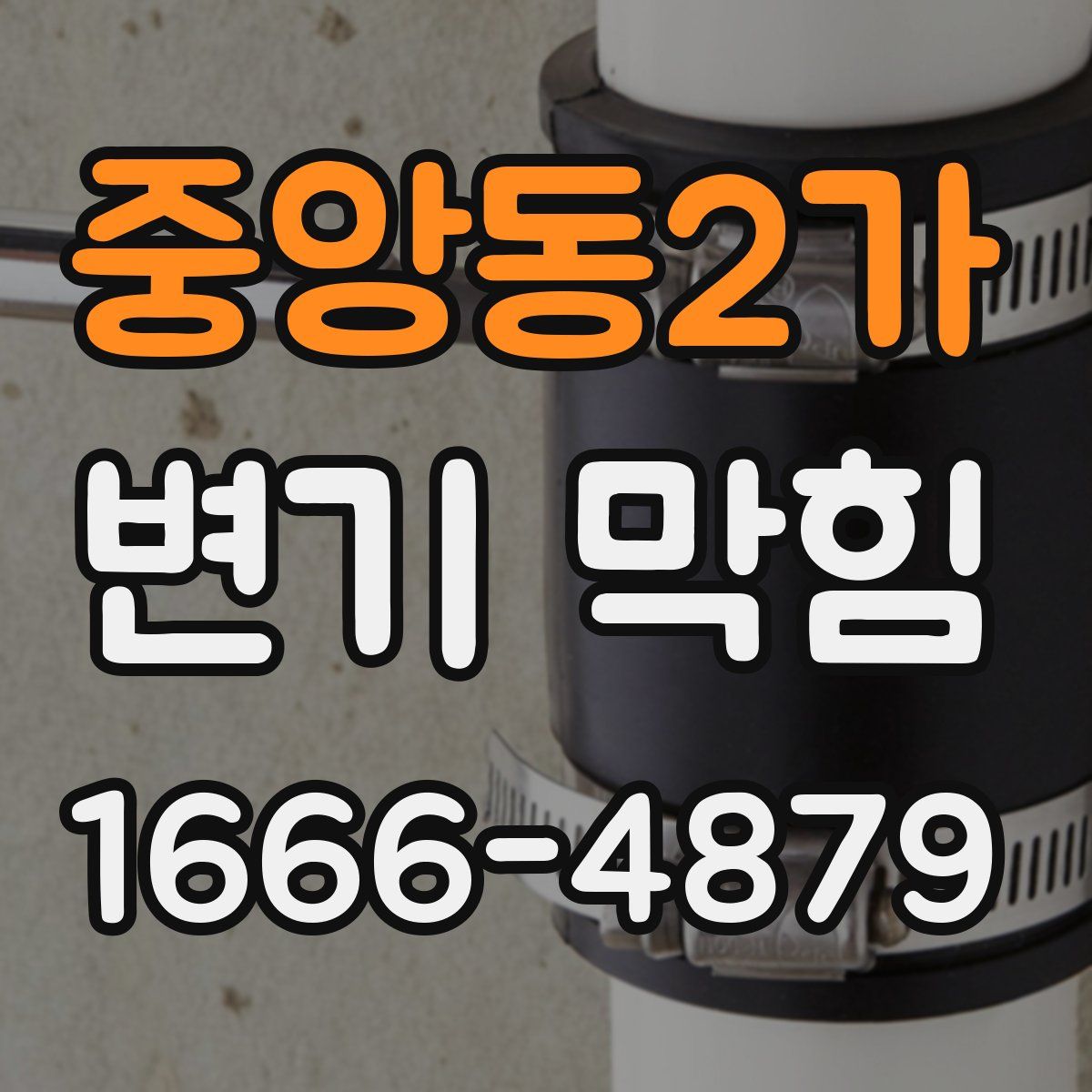 중앙동2가 변기 막힘