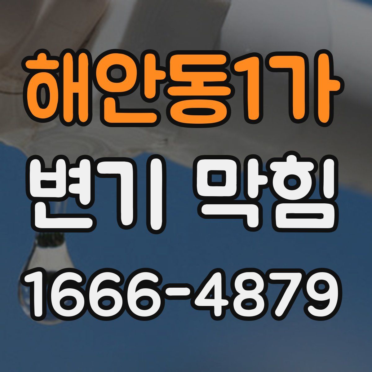 해안동1가 변기 막힘