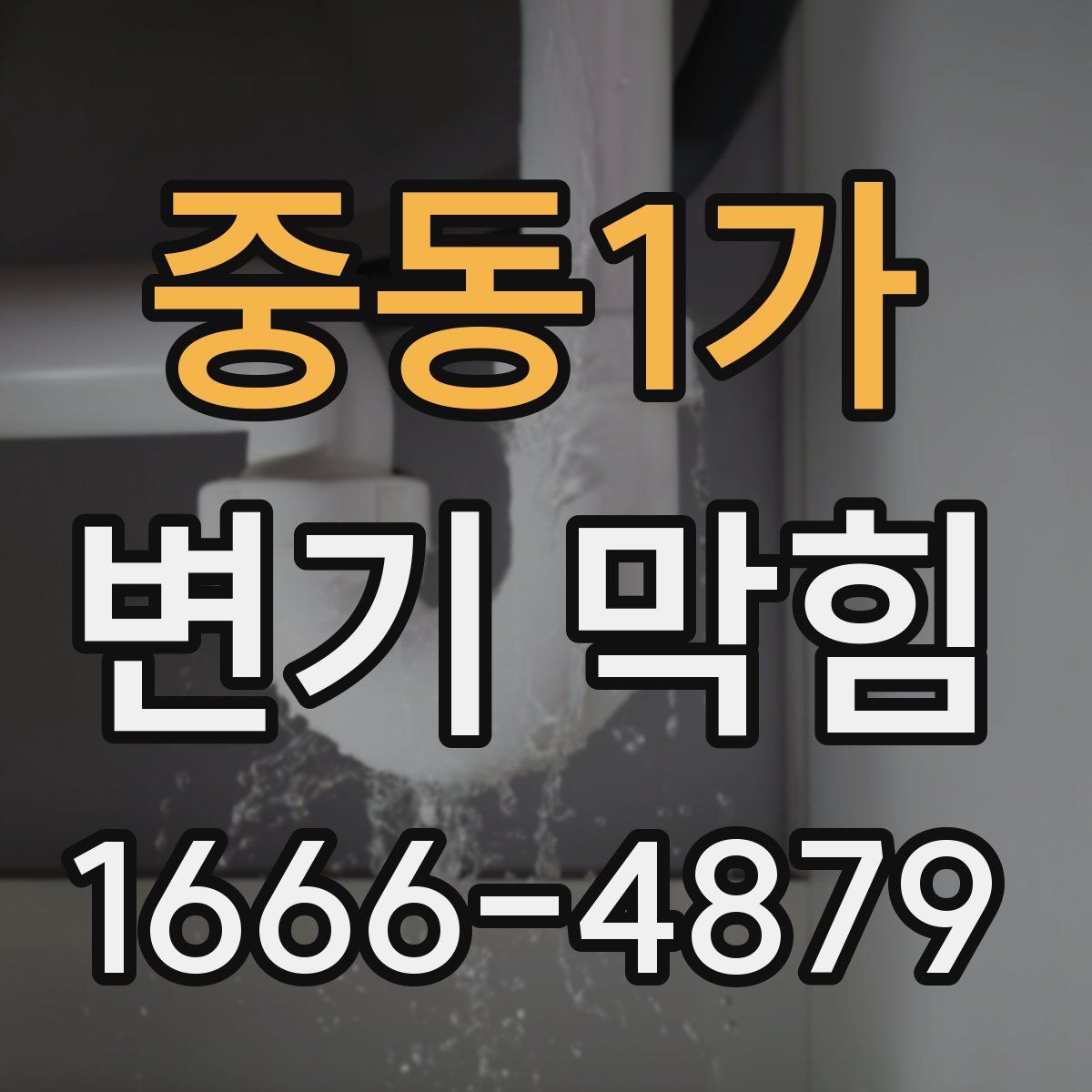 중동1가 변기 막힘