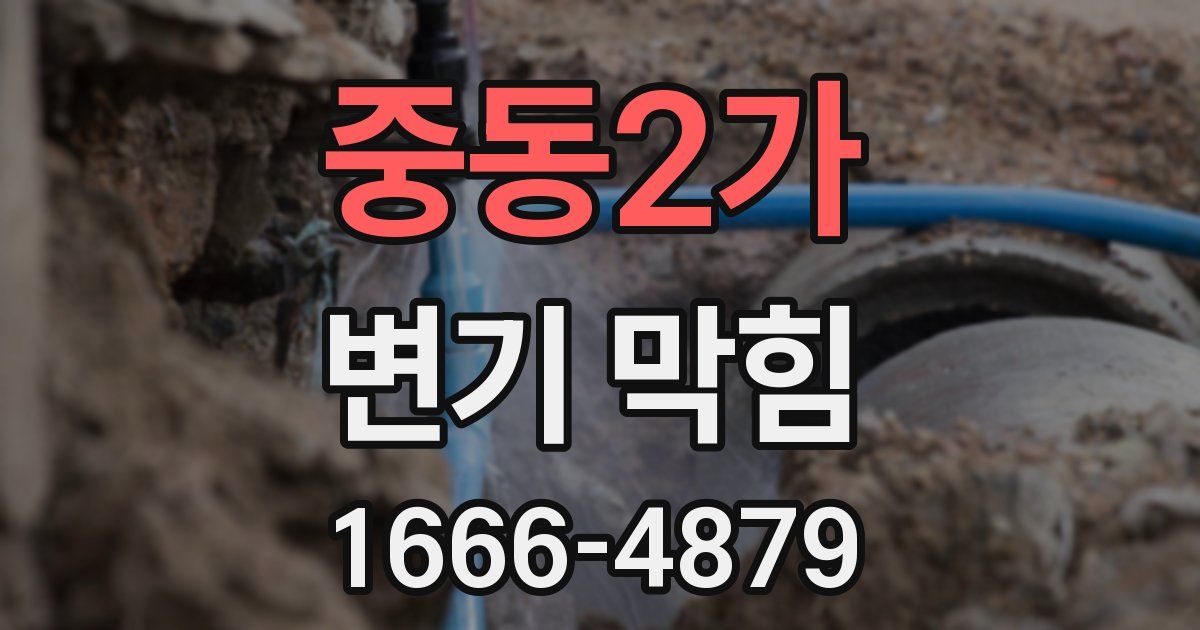 중동2가 변기 막힘