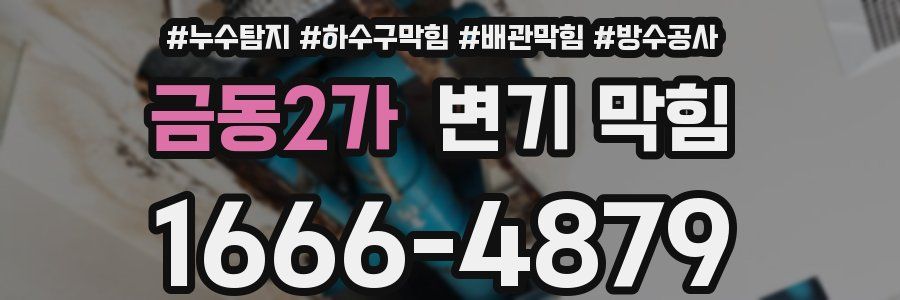 금동2가 변기 막힘