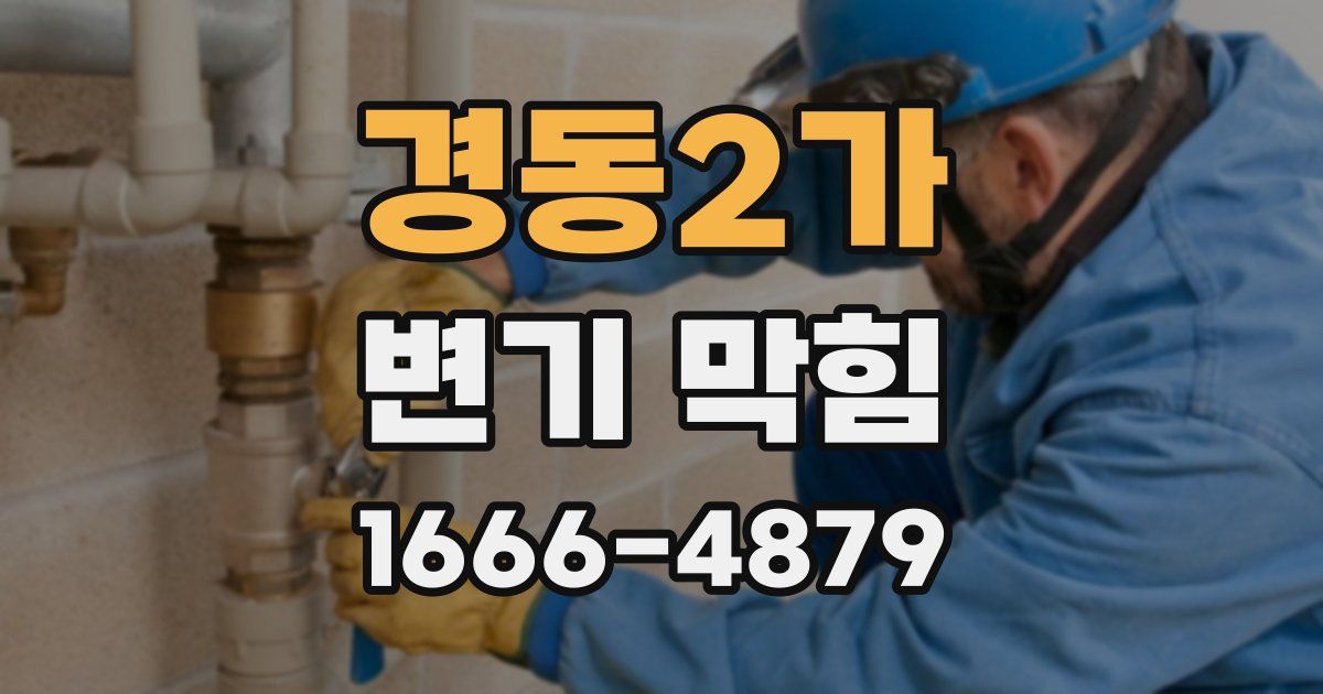 경동2가 변기 막힘