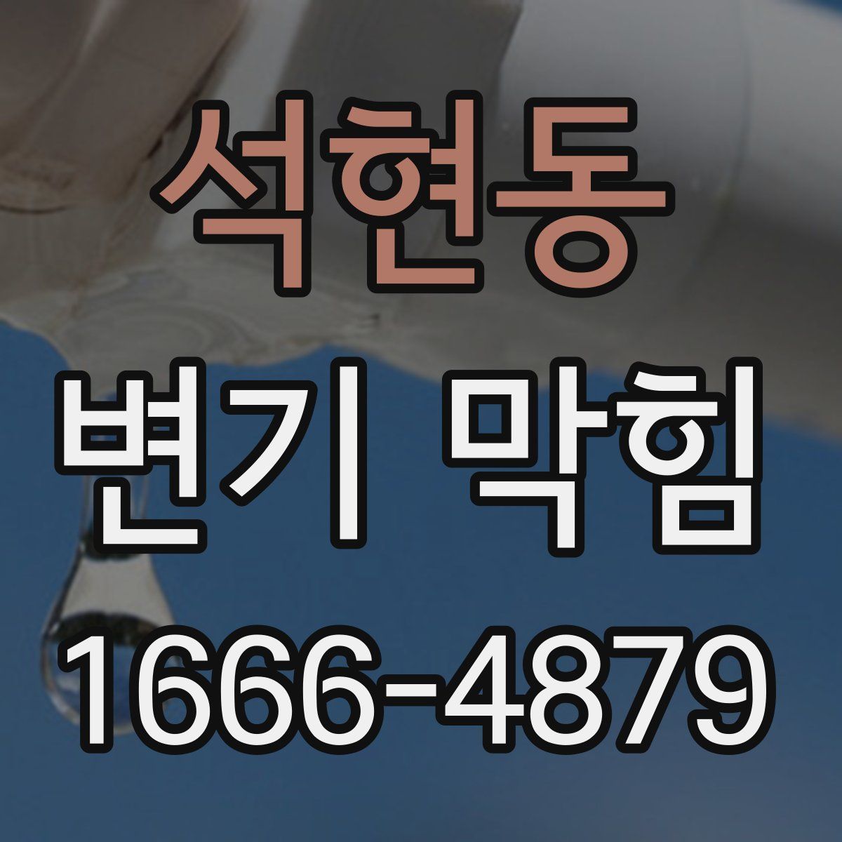 석현동 변기 막힘