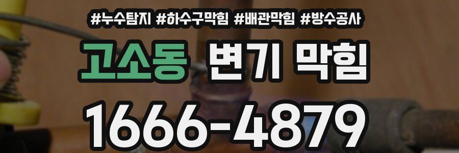 고소동 변기 막힘