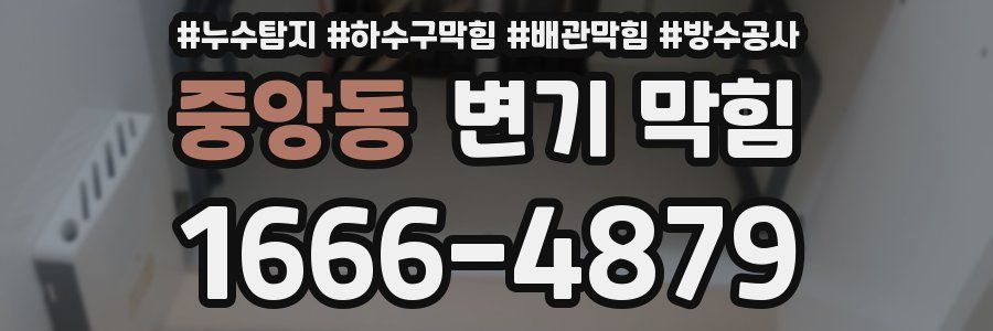 중앙동 변기 막힘