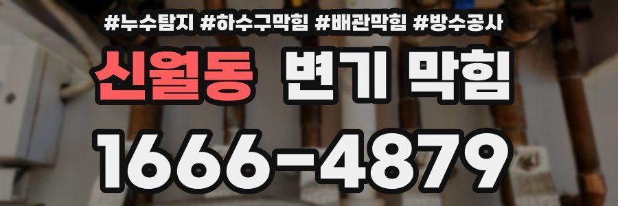 신월동 변기 막힘