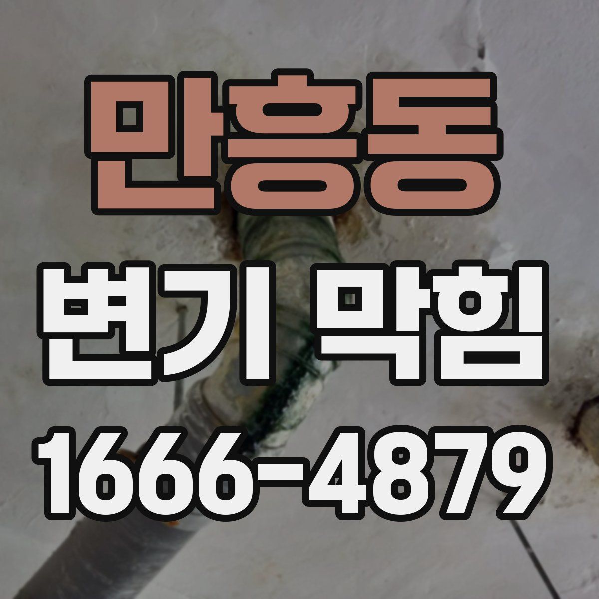 만흥동 변기 막힘