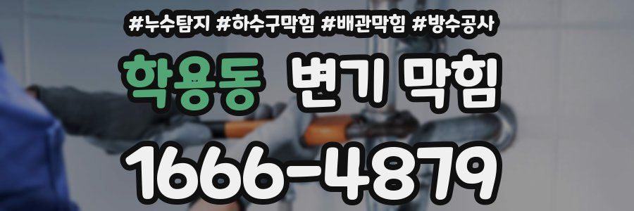 학용동 변기 막힘