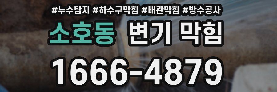 소호동 변기 막힘