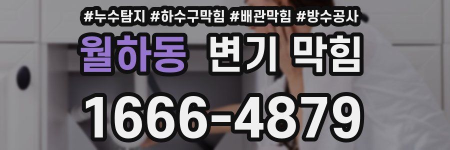 월하동 변기 막힘