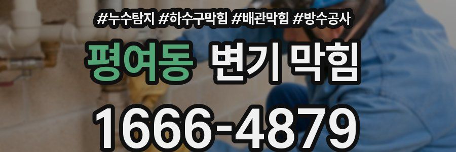 평여동 변기 막힘