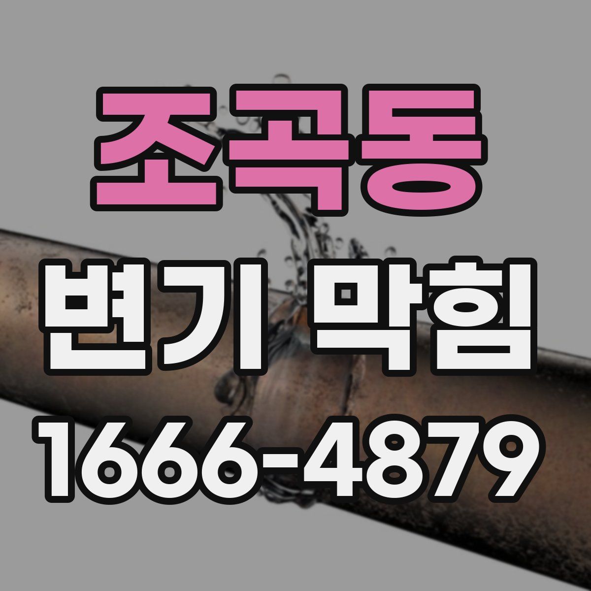 조곡동 변기 막힘