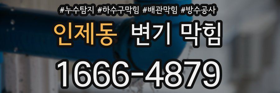 인제동 변기 막힘