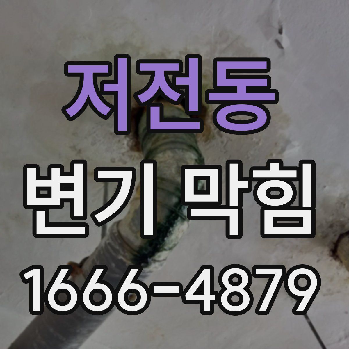저전동 변기 막힘
