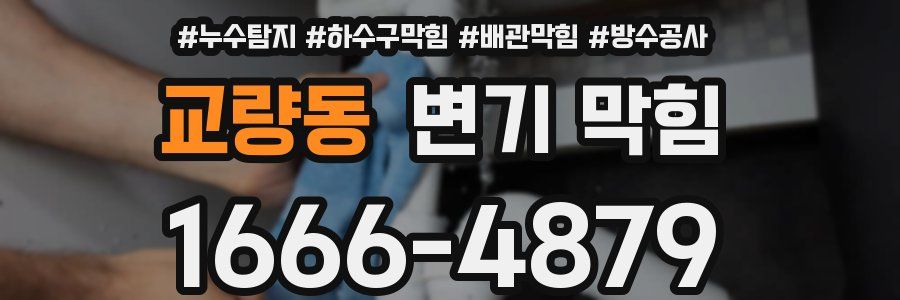 교량동 변기 막힘