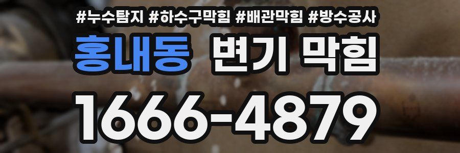 홍내동 변기 막힘