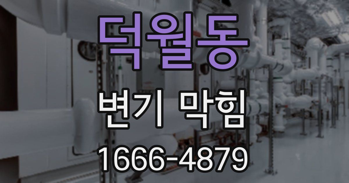 덕월동 변기 막힘