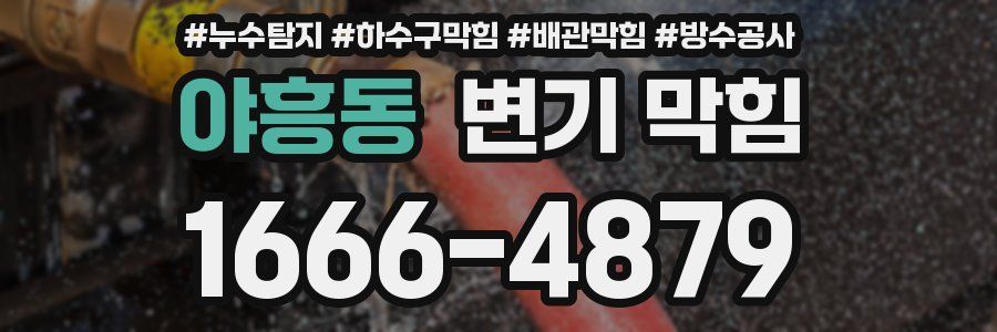 야흥동 변기 막힘