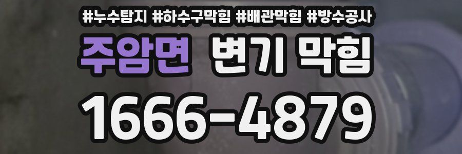 주암면 변기 막힘